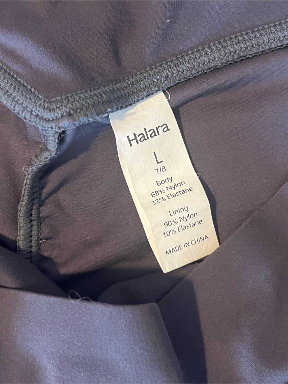 Halara UltraSculpt™ High Waisted Butt Lifting Tummy Control Leggings Sz Large - Picture 4 of 8